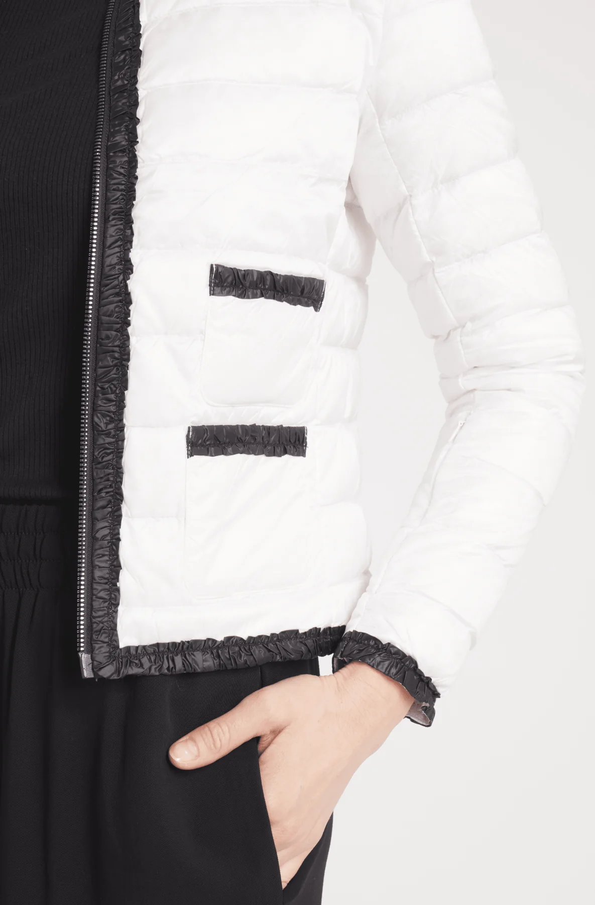 The Buckingham | Down Jacket | Ivory - Image 6