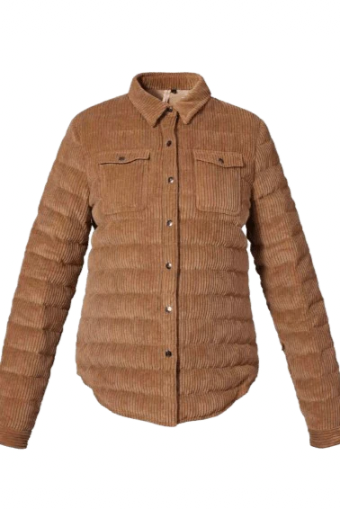 The Harrow Corduroy | Down Shirt | Camel - Image 4