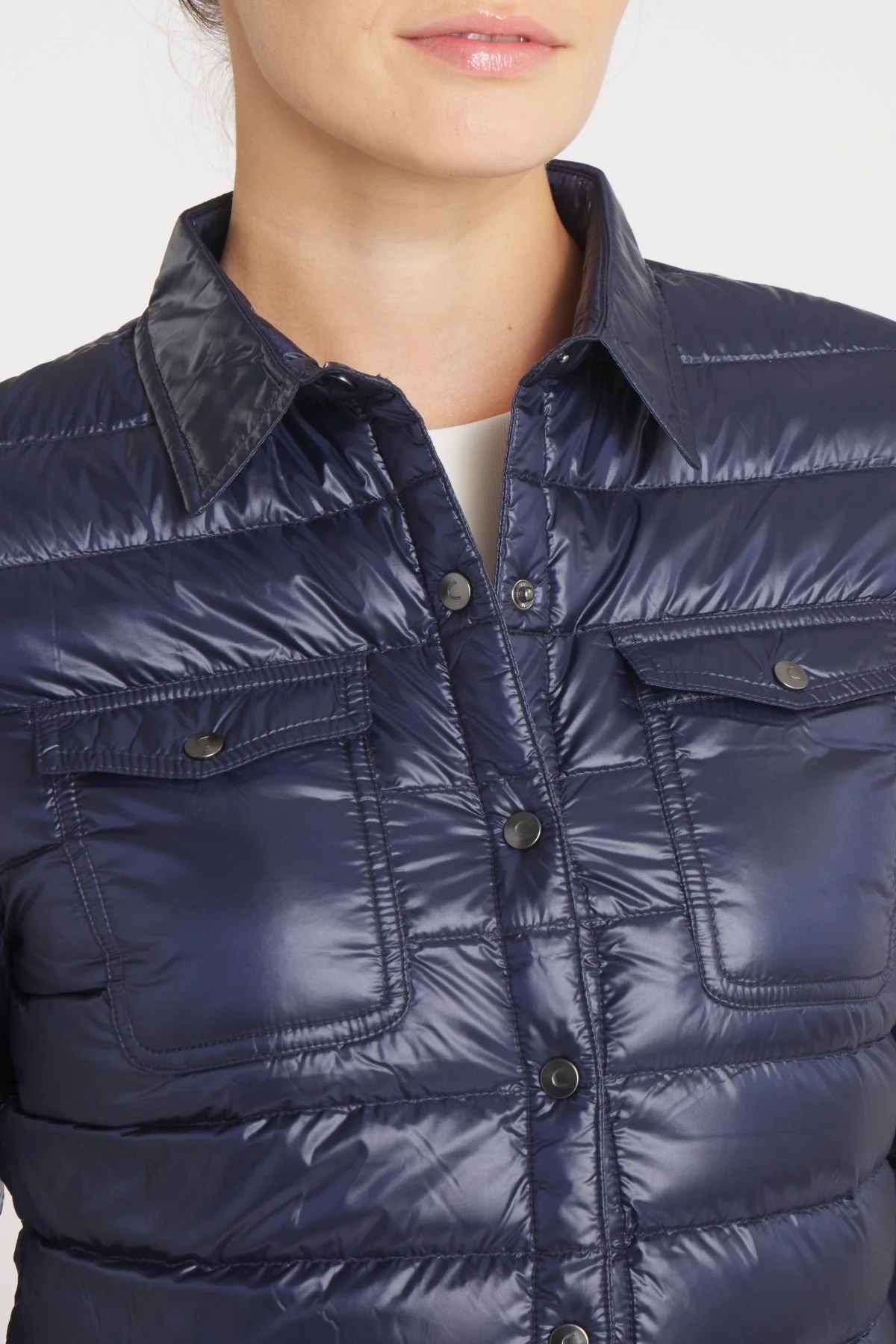 The Harrow Royale | Down Shirt | Ink Navy - Image 7