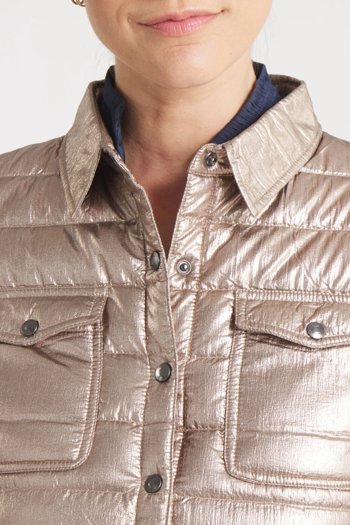 The Harrow Royale | Down Shirt | Metallic Gold - Image 5