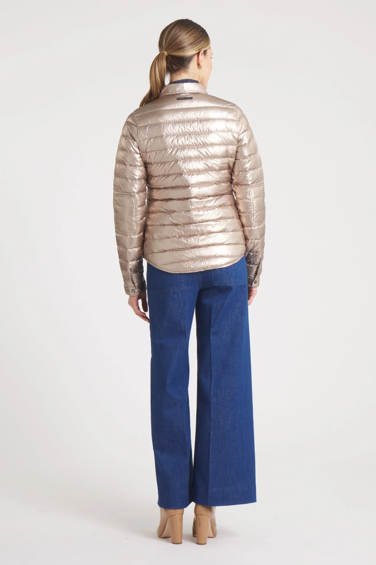 The Harrow Royale | Down Shirt | Metallic Gold - Image 7
