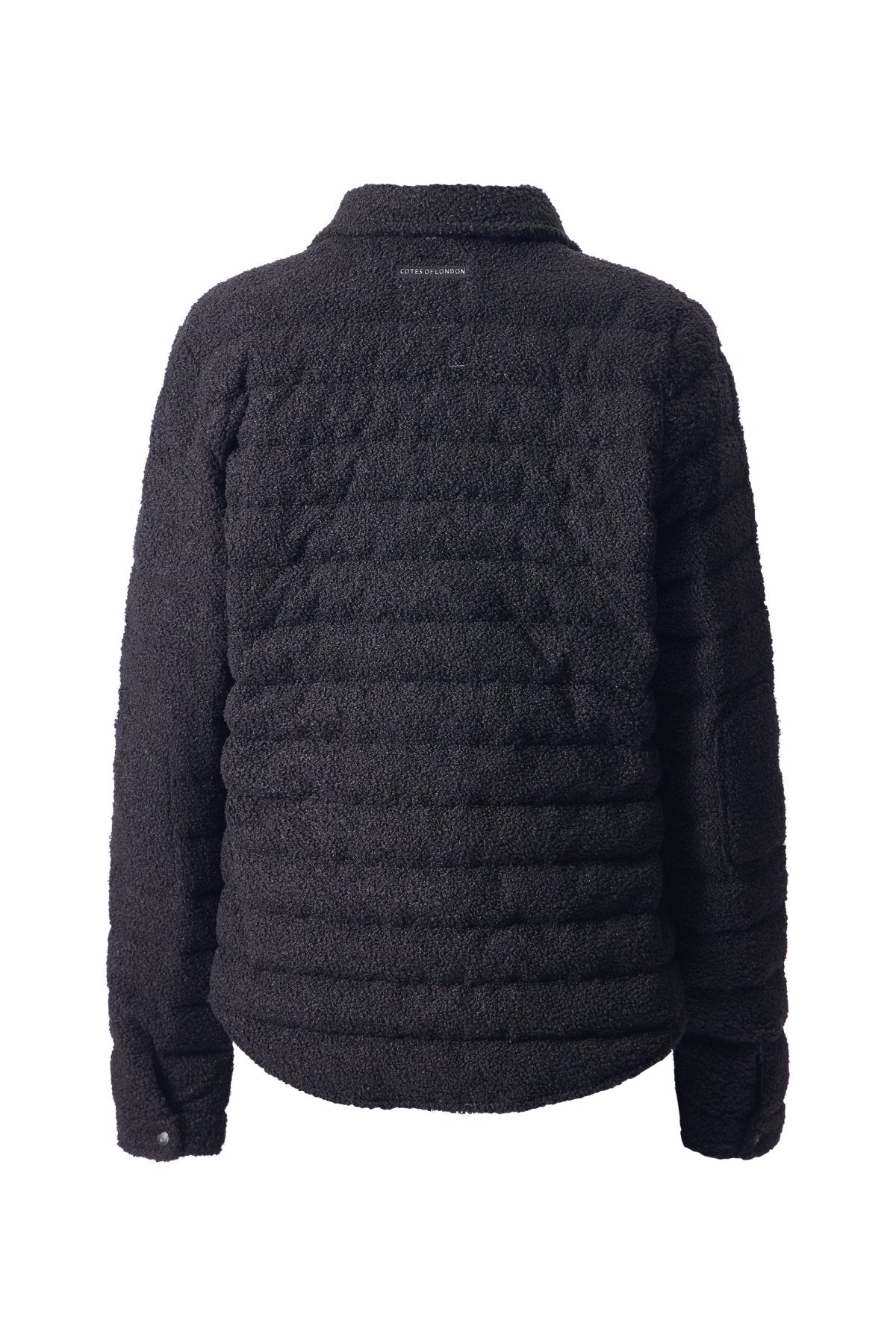 The Harrow Bouclé | Down Shirt | Midnight Black - Image 6