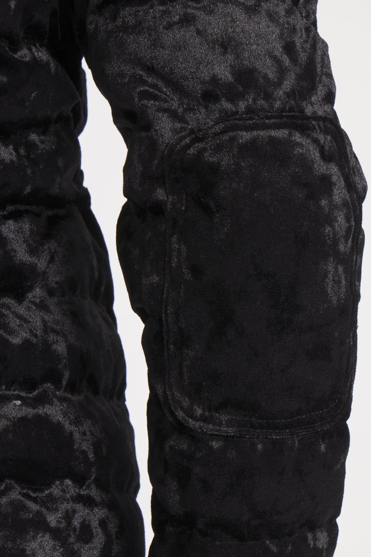 The Harrow Velour | Down Shirt | Midnight Black - Image 3