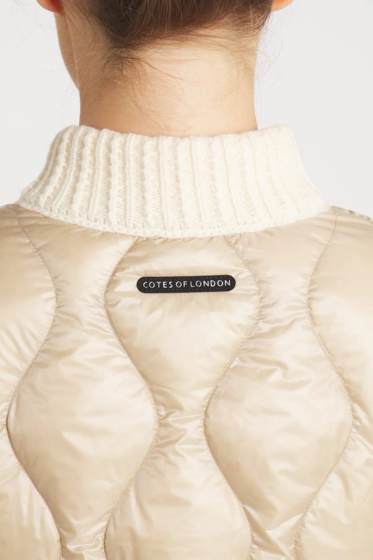 The Hyde | Quilted Down / Wool Jacket | Camel / Beige - Image 5