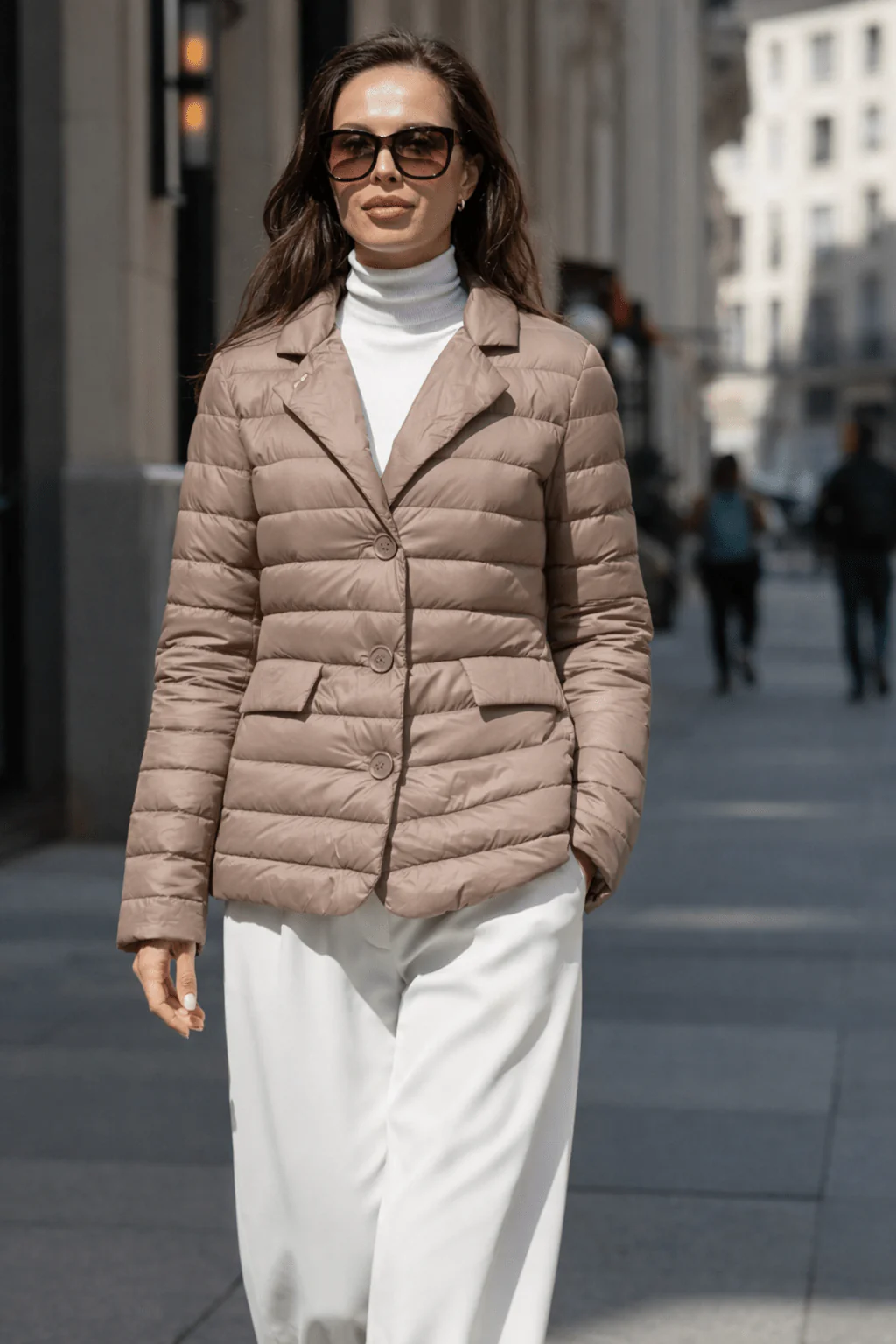 The Mayfair | Down Blazer | Taupe | New Deluxe - Image 6