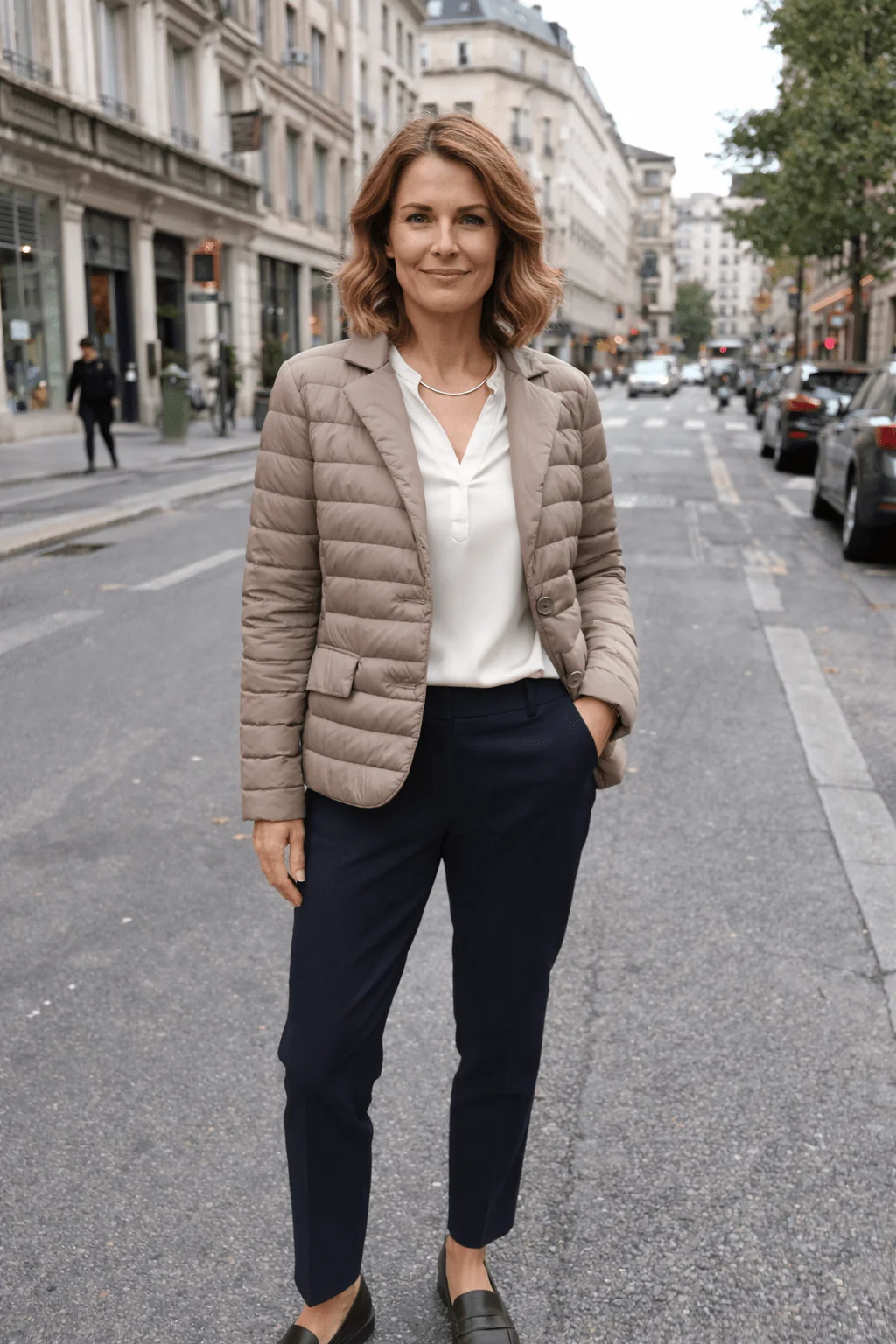 The Mayfair | Down Blazer | Taupe | New Deluxe - Image 7