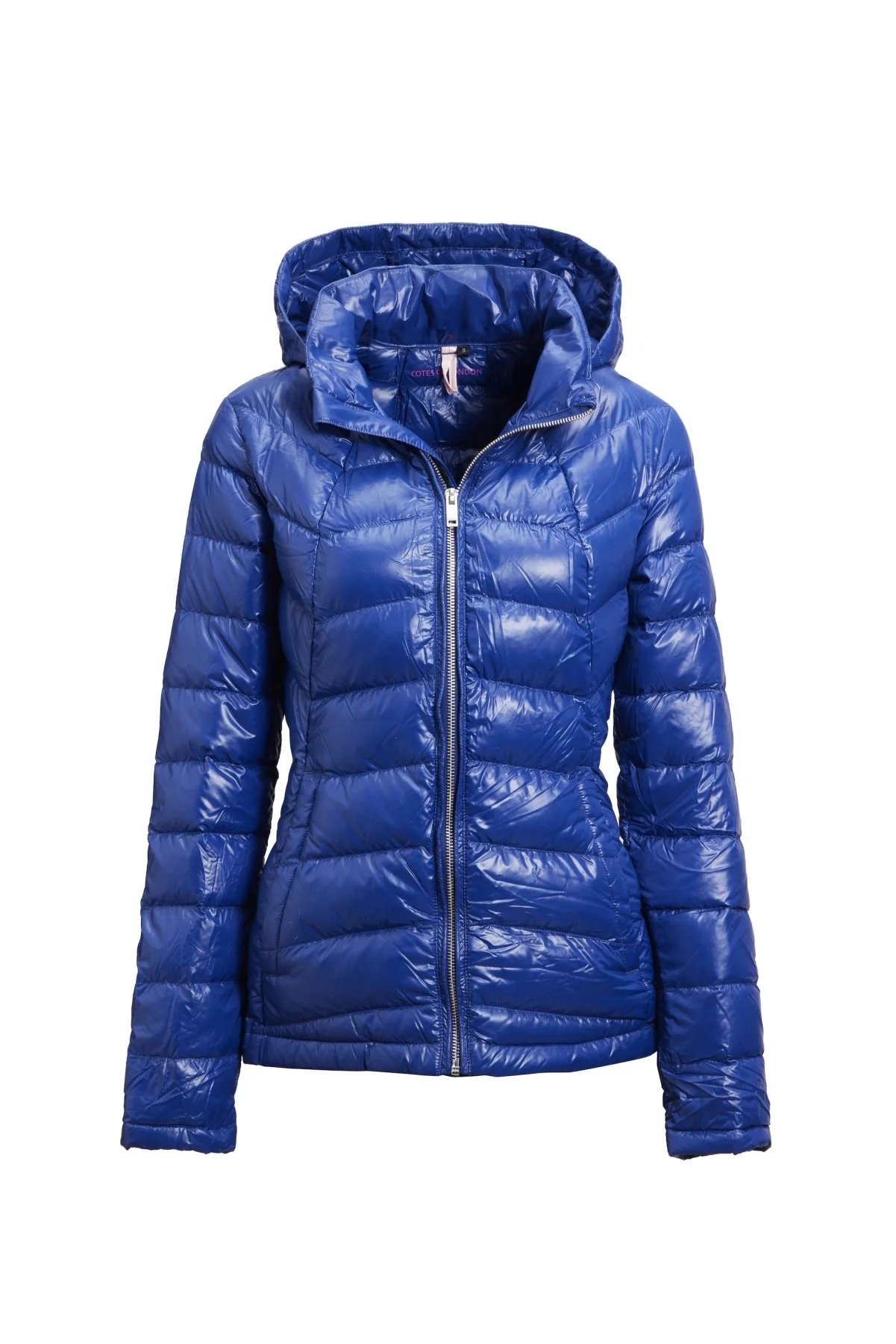 The Senenne | Hooded Down Jacket | Electric Blue - Image 6